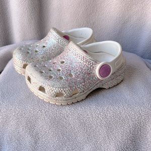Baby sparkle crocs